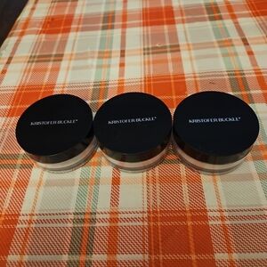 set of three Kristofer Buckle Translucent Loose Setting Powders